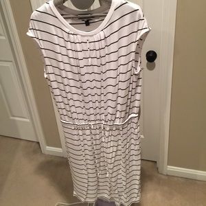 T Shirt Dress with tie at the waist